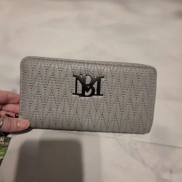 Badgley Mischka Grey Wallet/Phone Holder #0014 - Picture 4 of 4